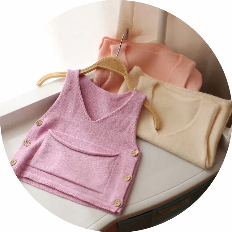 Gilet enfant en cachemire - Ref 2068580 Image 1