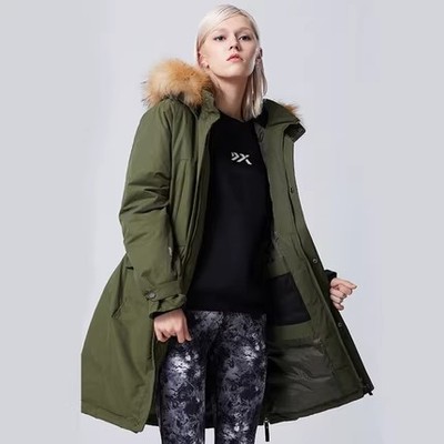 discovery中长款羽绒服保暖工装