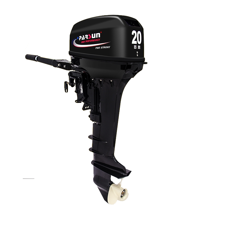 百胜4冲20马力船外机 舷外机挂桨机 橡皮艇 充气船 冲锋舟 皮划艇