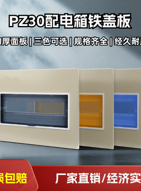 PZ30铁盖板配电箱盖板开关箱家用空开箱盖子强电箱盖板电箱盖面板