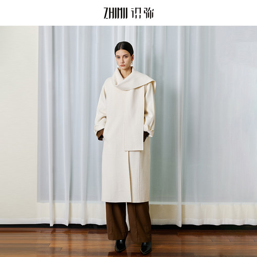 长款羊绒双面呢大衣ZHIMII识弥