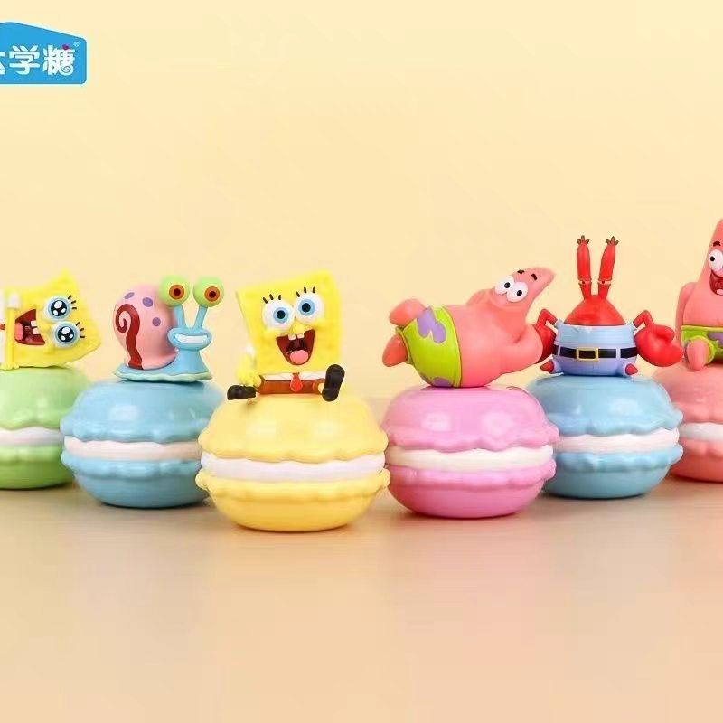 【现货】乐达学糖儿童糖果食玩海绵宝宝盲盒缤纷果汁软糖12g 周边