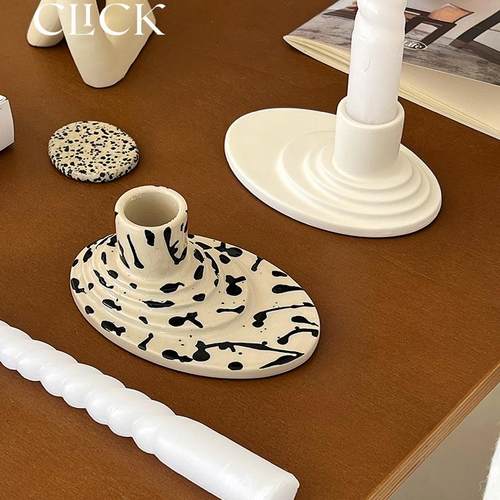 Click原创设计几何阶梯装饰烛台