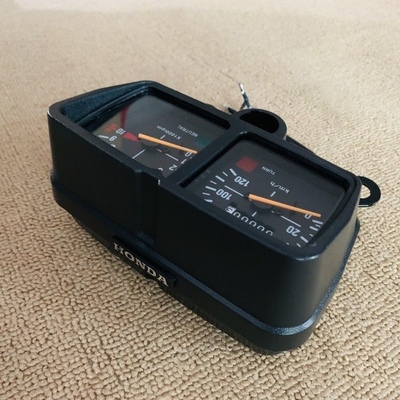 适用摩托车配件幸福老款花猫银猫本田CG125仪表码表咪表里程表壳