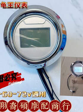 电瓶动摩仪表盘新小龟车电动新龟王液晶仪表绿源绿佳五星钻豹雅迪