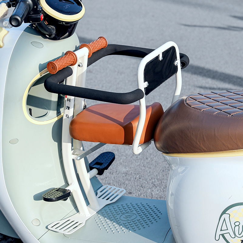 前置电动车儿童座椅可折叠凳子