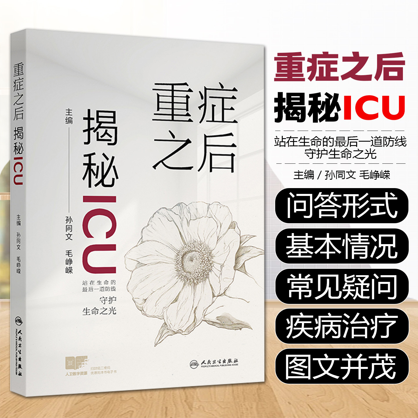 重症之后:揭秘ICU孙同文 毛峥嵘 全面介绍各专业ICU内的环境设备医疗护理工作 常见疾病的相关知识等人民卫生出版社9787117376655
