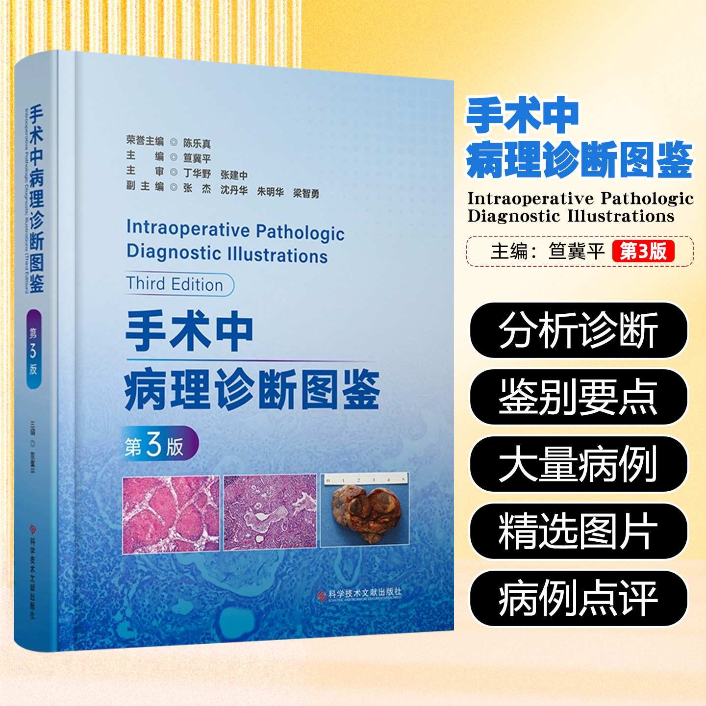 手术中病理诊断图鉴第3版笪冀平科学技术文献出版社9787523522851