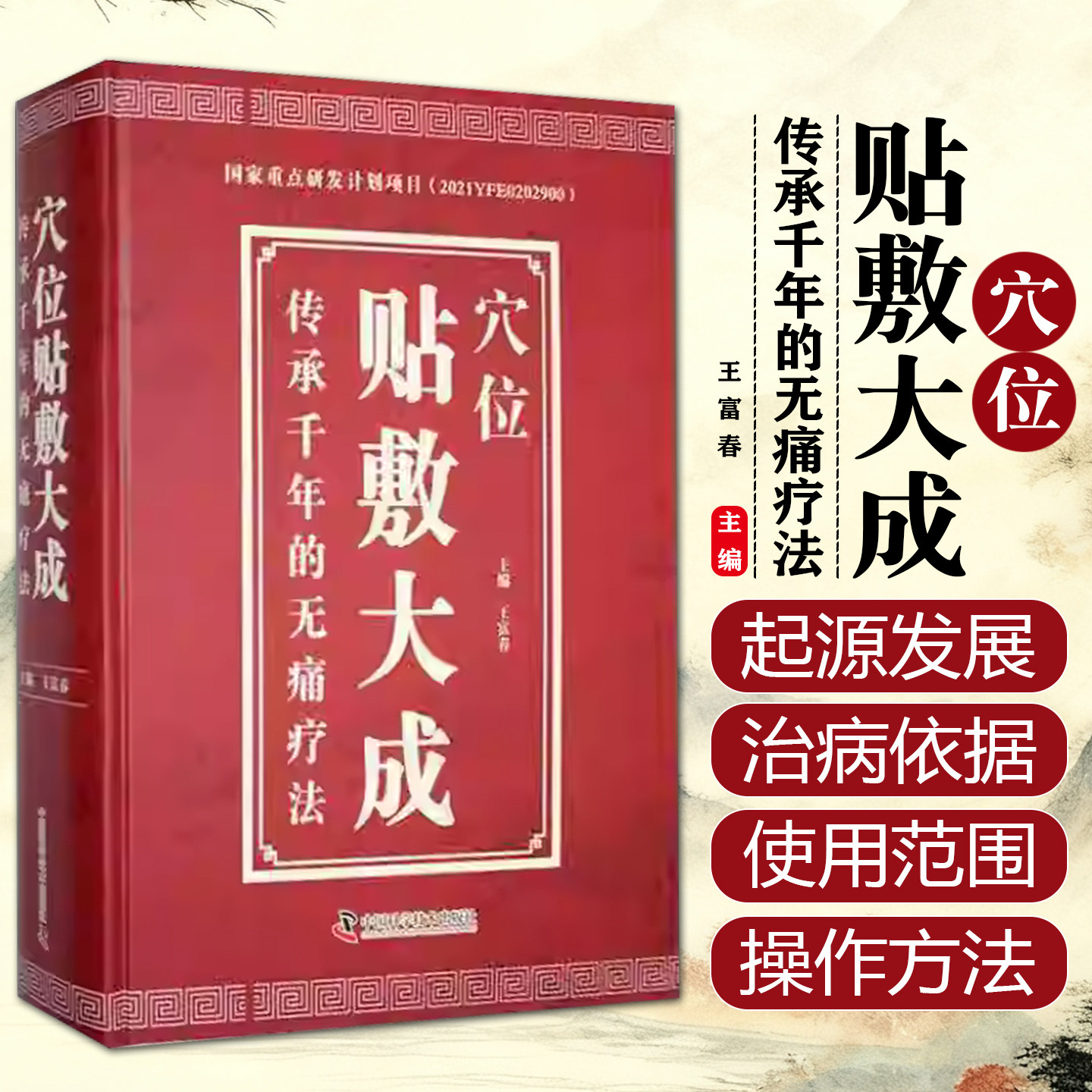 穴位贴敷大成王富春中国科学技术出版社9787523607671