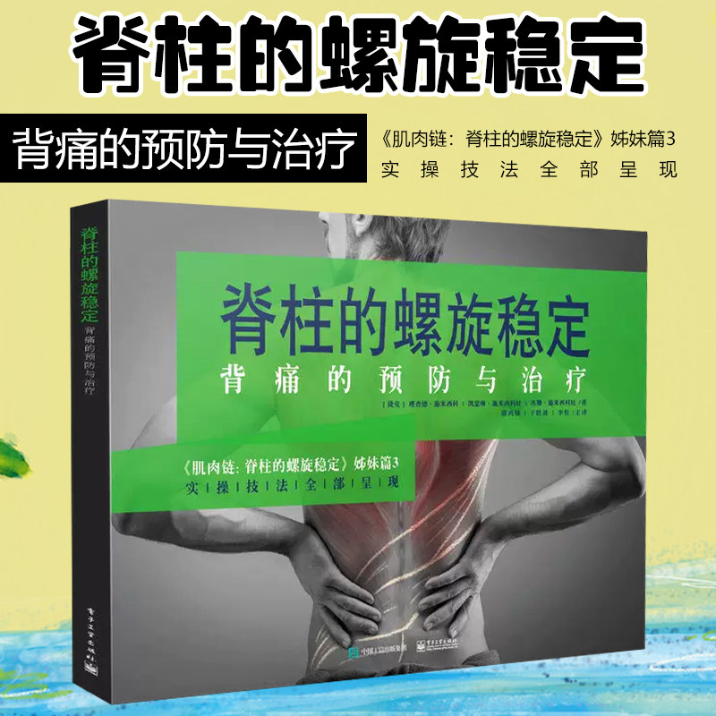正版 脊柱的螺旋稳定——背痛的预防与治疗 电子工业出版社9787121399077