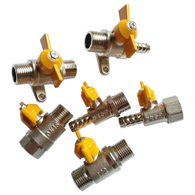 全铜四分内外三通接头燃气管配件