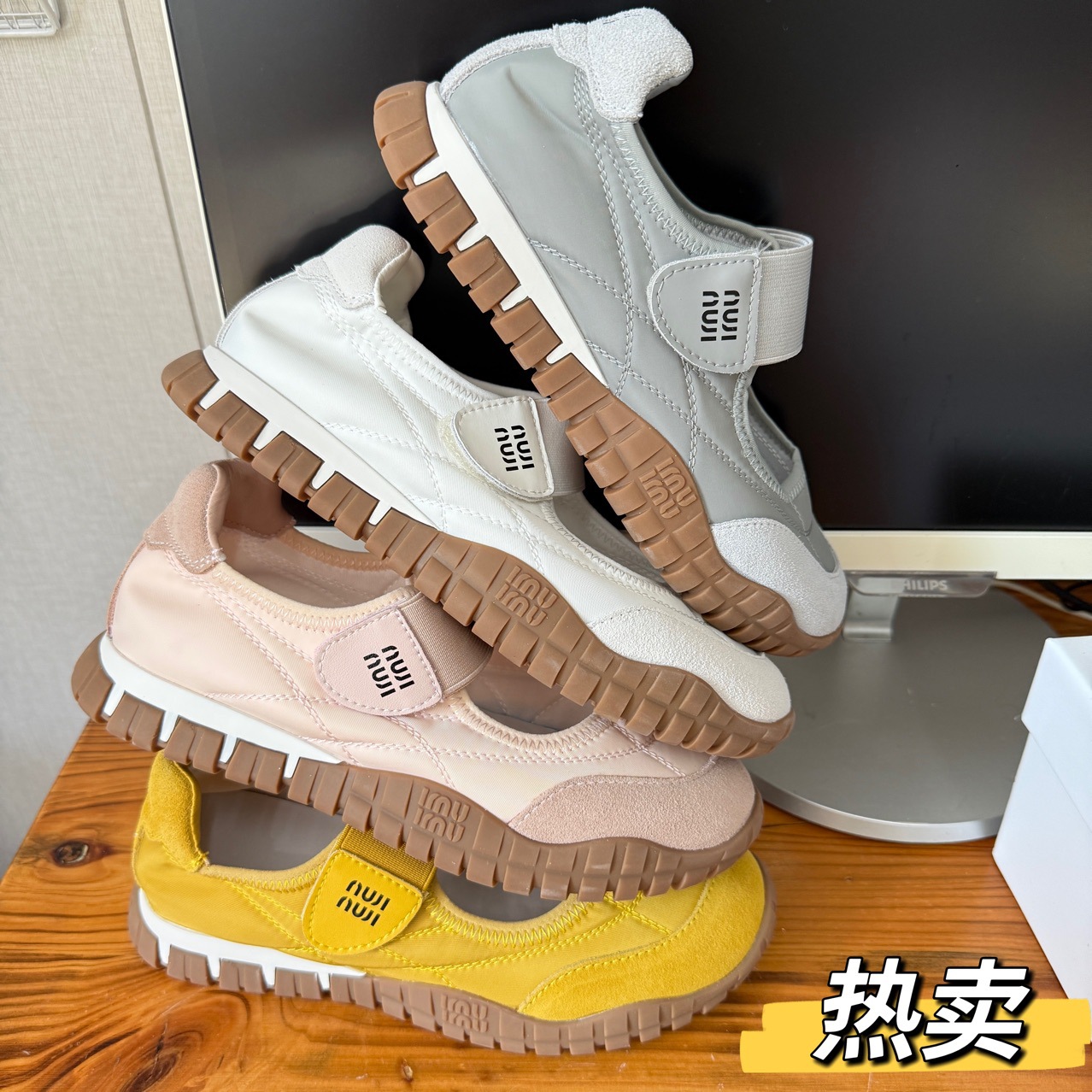 软底鞋欧货真皮女鞋2025新款厚底魔术贴玛丽珍单鞋底饼干鞋芭蕾