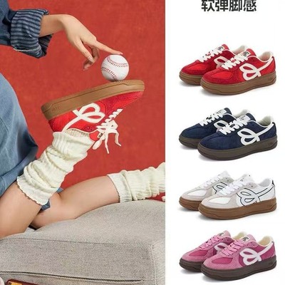 增高德训鞋男女HBD板鞋2025新款厚底鞋百搭国潮运动休闲鞋