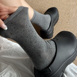 韩女氛围感~基础款袜袜越看越耐看~怎么搭都不会出错~袜子女无骨
