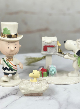 美国手绘陶瓷史努比查理