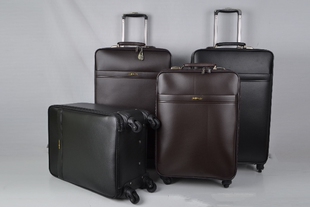 短期出差高档商务PU皮箱男旅行箱拉杆箱万向轮青年行李箱18寸包邮