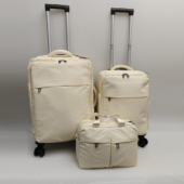 超轻1.0KG 出口15寸手提包登机牛津布拉杆行李箱女万向轮尼龙箱24