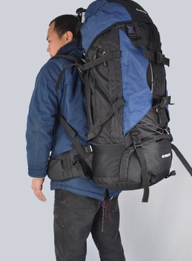 专业登山包牛津布90L超大容量男士双肩包旅行90L特大号双肩大背包