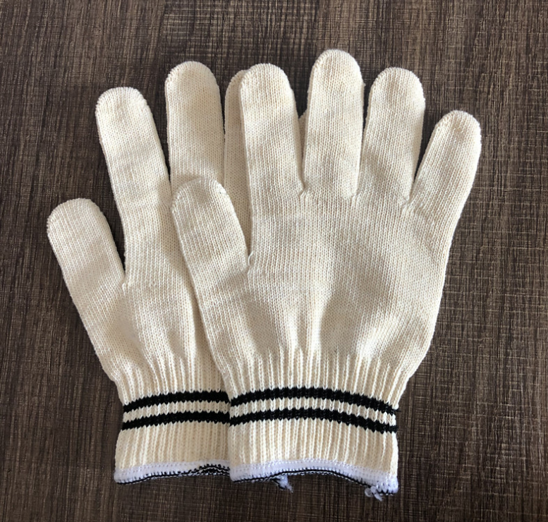 韩国劳保手套棉纱手套线加厚600克机械维修园艺耐磨工厂防护手套