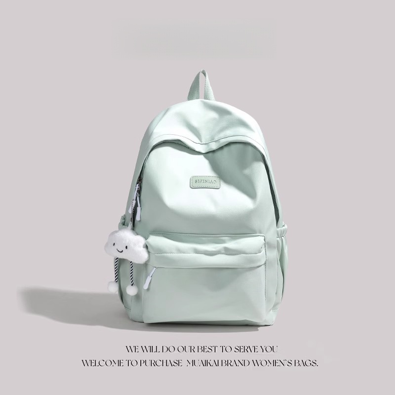 日本简约双肩包大容量休闲百搭