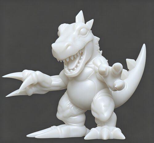 数码宝贝数码暴龙巨龙兽进化链3d打印白膜digimon潮玩GK手办