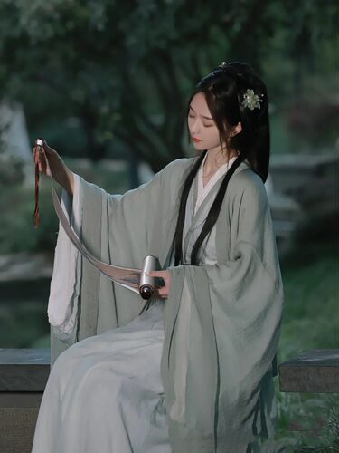 萨优20022棉汉服魏晋风新款