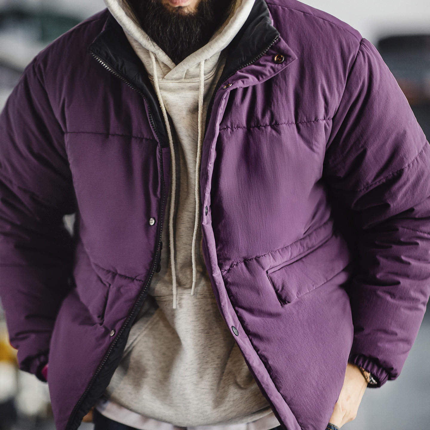 马登工装美式双面穿保暖夹克山系加厚保暖棉服短款立领外套男秋冬,男装,棉衣,淘宝优惠券,粉丝福利购,淘宝优惠卷