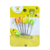 小鸡卡迪别针 6枚入宝宝别针母婴 KD3104