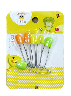 小鸡卡迪别针 KD3104 6枚入宝宝别针母婴