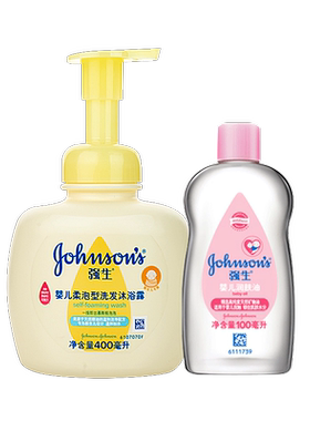 强生婴儿洗发沐浴露400ml