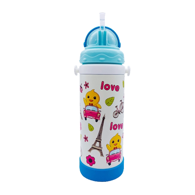 保温水壶儿童吸管杯不锈钢