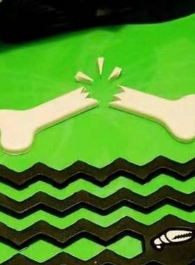 1920新款 CRABGRAB 单板防滑贴滑雪配件大号蟹钳爪骨头保暖防滑垫