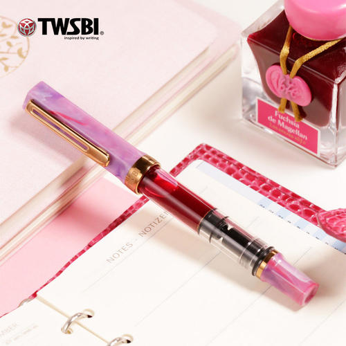 Twsbi三文堂ECO紫萤石古铜钢笔