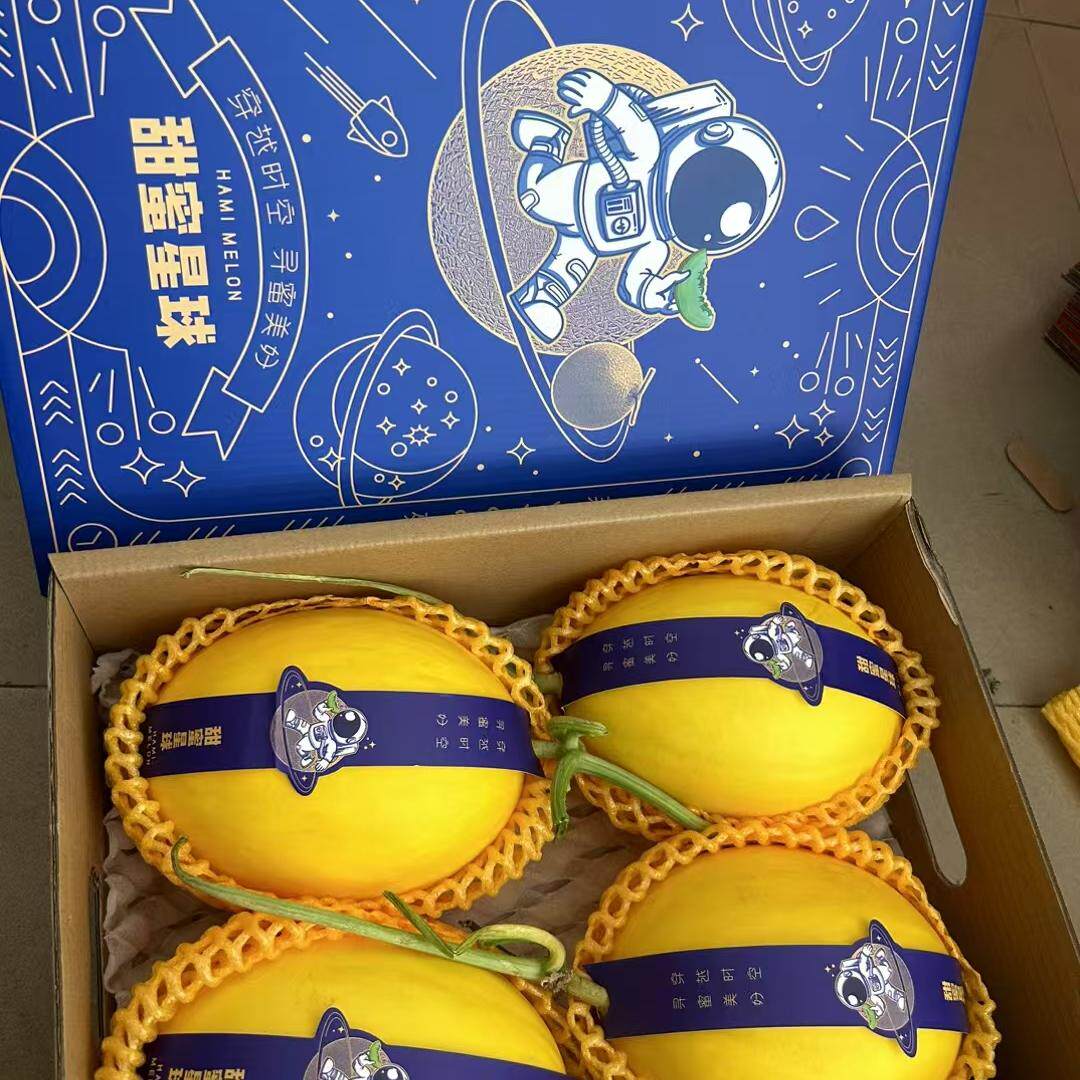 海南三亚哈密瓜黄皮新鲜水果甜瓜应季