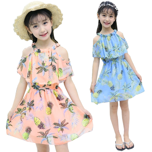 童装女童2025夏装新款雪纺吊带儿童连衣裙女孩韩版公主裙秋季裙子