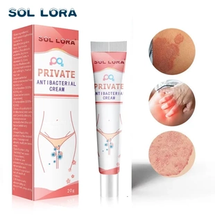 SOL LORA 女士阴痒膏 皮肤外用膏20gWish亚马逊 Joom Ebay Lazada