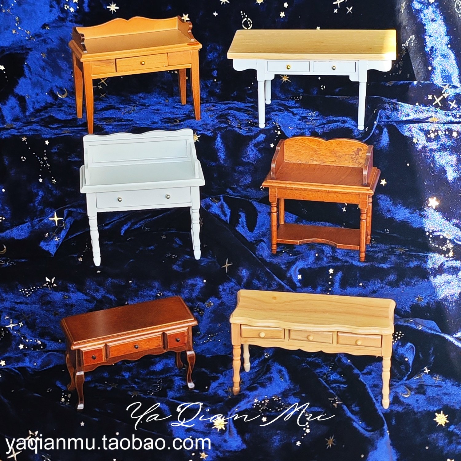 书桌 1:12微缩家具bjd娃娃屋ob11迷你家具模型木质书房课桌子椅子,玩具/童车/益智/积木/模型,家居/生活场景,淘宝优惠券,粉丝福利购,淘宝优惠卷