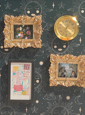 时钟挂钟ob11可走时看时间1：12bjd盲盒迷你娃屋客厅场景微缩道具