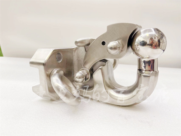 适用于03-22款丰田普拉多霸道拖车钩后保险杠 流氓钩拖车球改装件