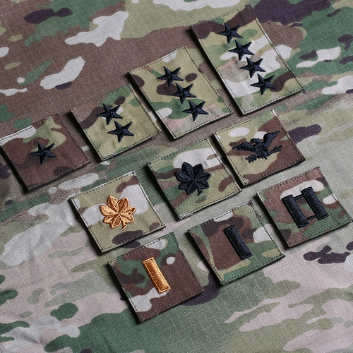 Американские военные полный набор OCP Arms CP Scorpio много капитана капитана капитан военный значок военный значок Бремист Бремист Молоко