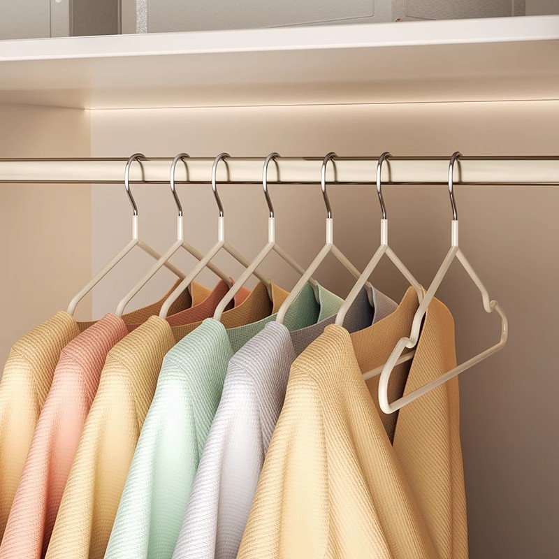 衣架家用肩角撑子加粗秋学生宿舍晾晒冬天圆角用衣服加大防滑挂衣