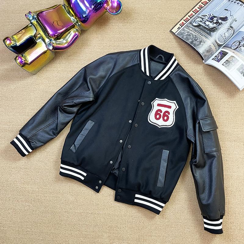 重磅美式高级感宽松棒球服