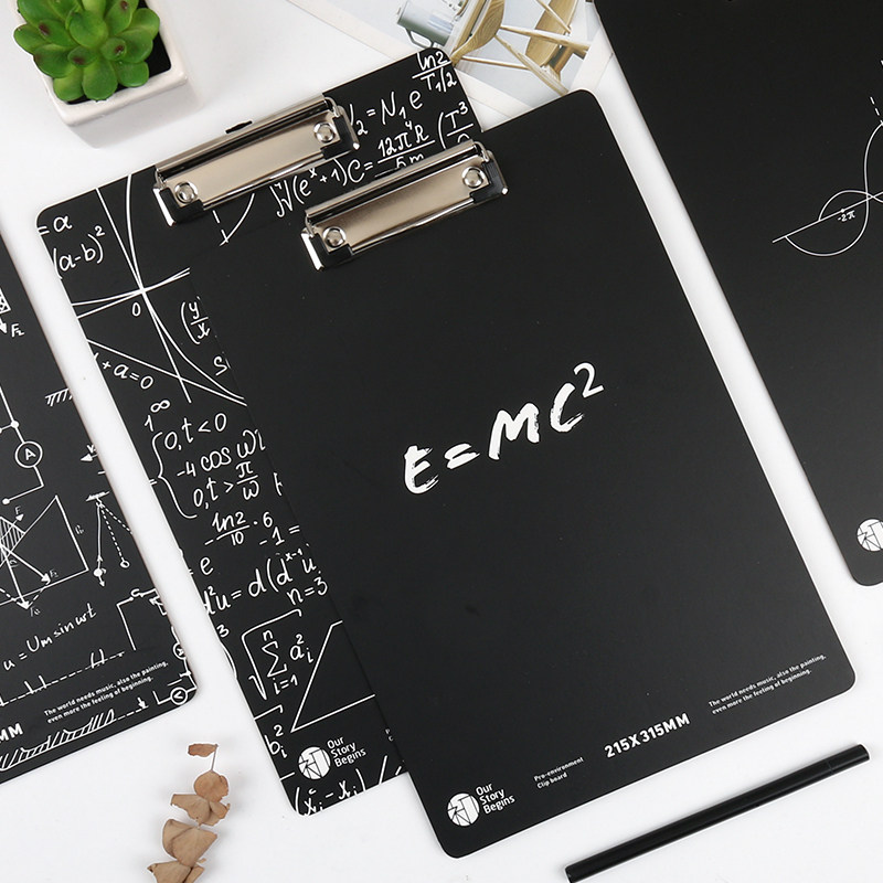初品文具黑板系列a4木板夹书写垫写字板文件夹学生画板试卷资料夹