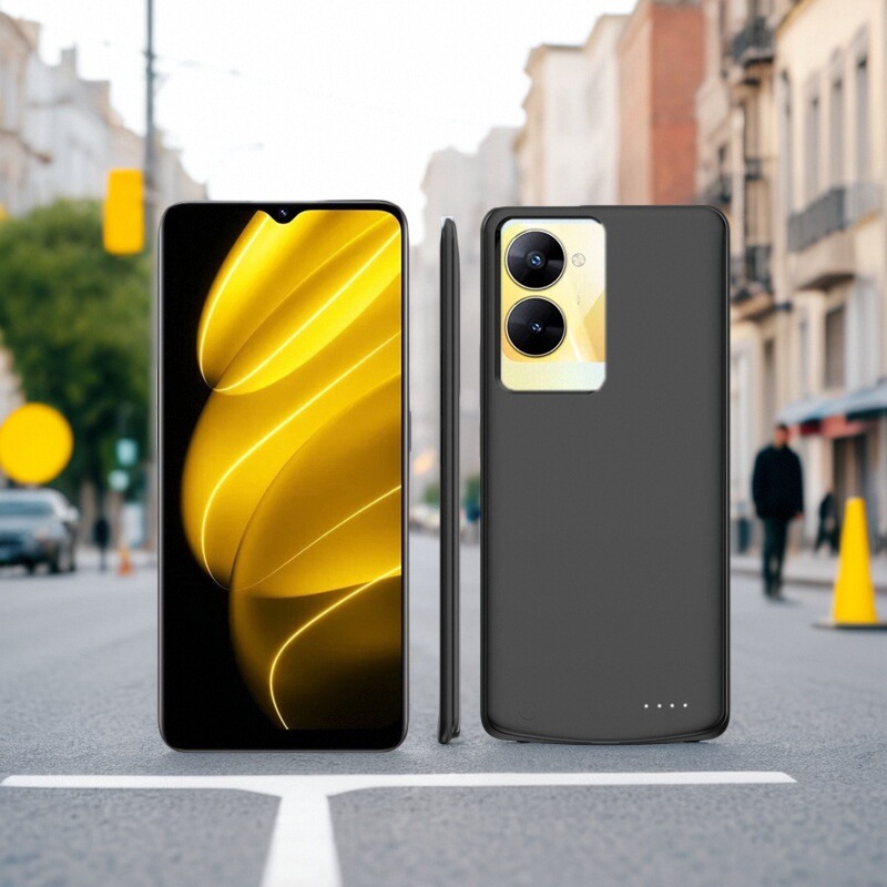 适用真我realmeV30背夹电池V23便携式充电宝V25手机壳大容量电源