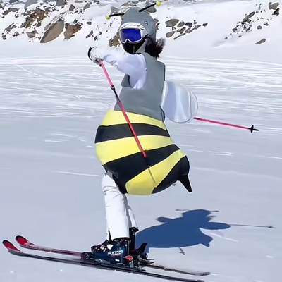 鲨bee鲨鱼蜜蜂可穿戴毛绒玩偶服