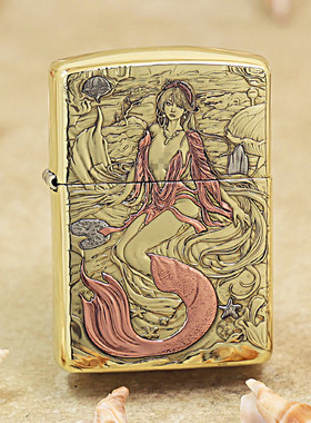 ZIPPO正品之宝打火机鬼王美人鱼