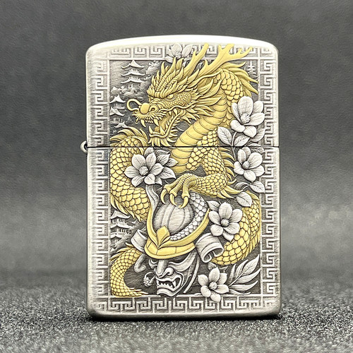 ZIPPO正品之宝打火机鬼面禅心