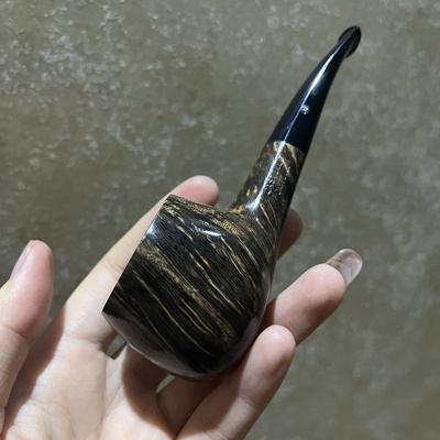 卡斯特罗手工石楠木烟斗钻石标