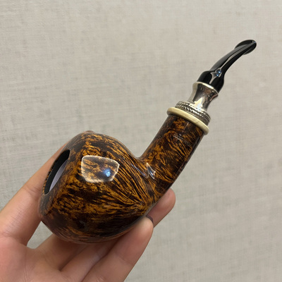 吉普森PJ手工石楠木烟斗苹果斗