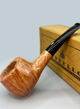 意大利卡斯特罗烟斗Castello城堡收藏级石楠木烟斗 原木55型2K